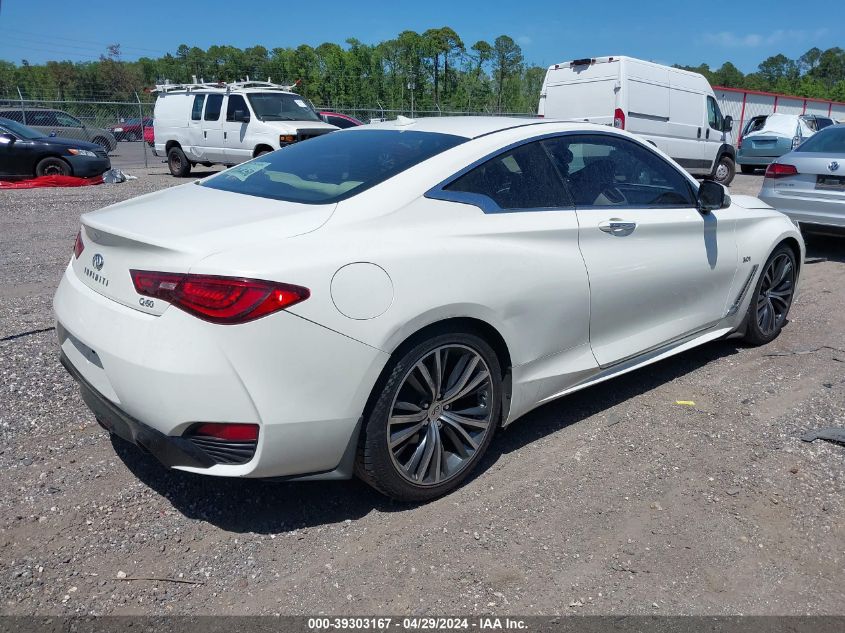 2018 Infiniti Q60 3.0T Luxe VIN: JN1EV7EK6JM343029 Lot: 39303167