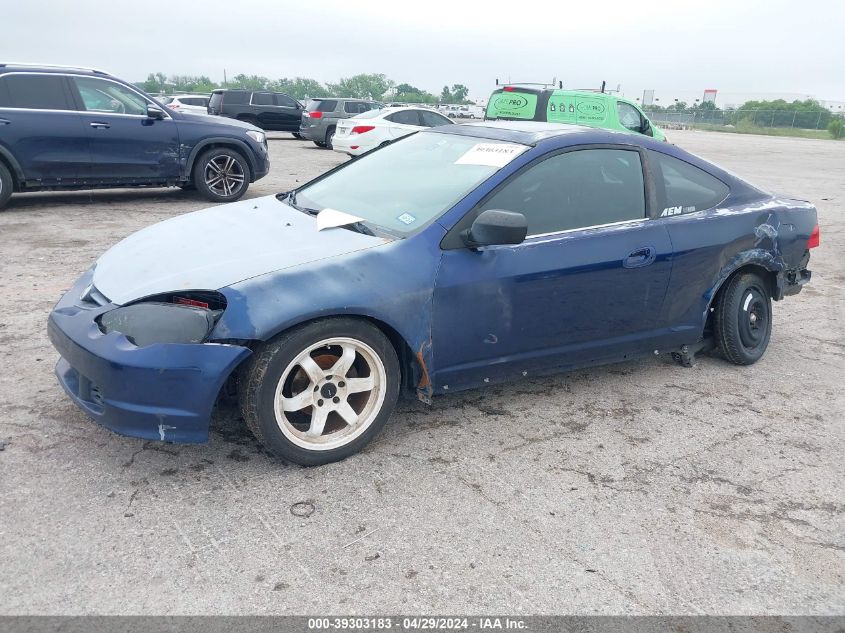 2002 Acura Rsx VIN: JH4DC53822C038868 Lot: 39303183