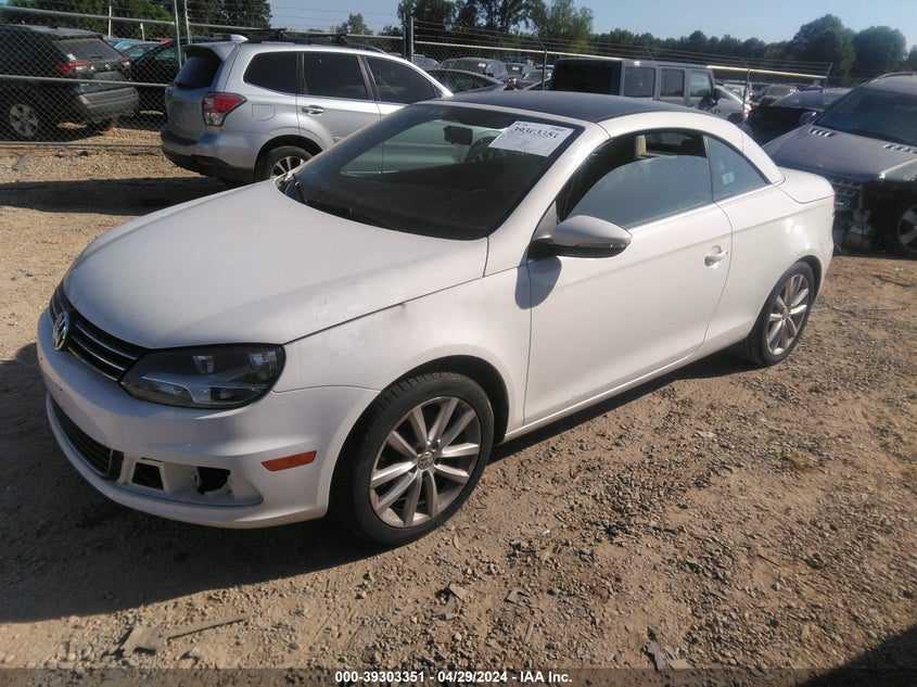 2013 VOLKSWAGEN EOS KOMFORT/SPORT - WVWBW8AH4DV003373
