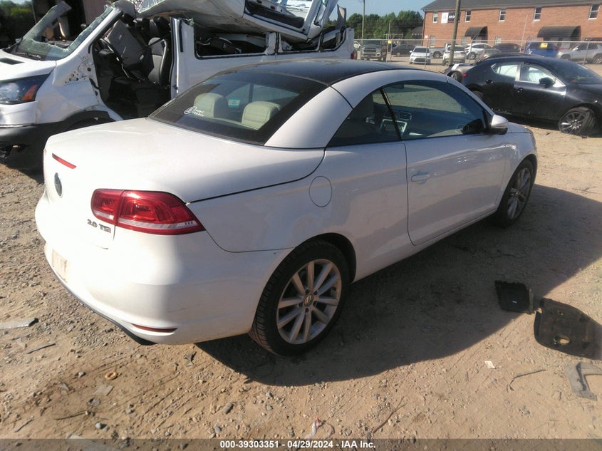 2013 VOLKSWAGEN EOS KOMFORT/SPORT - WVWBW8AH4DV003373