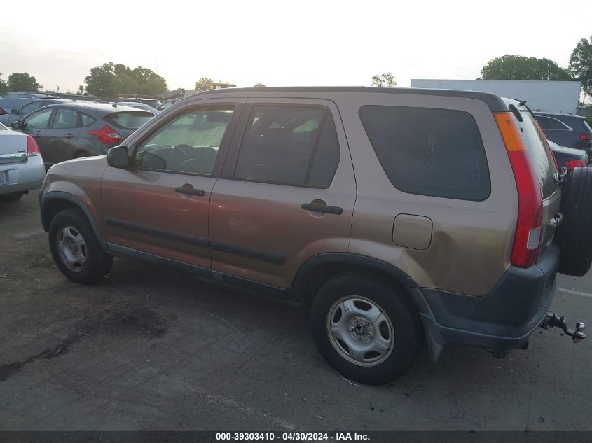 2004 Honda Cr-V Lx VIN: JHLRD68594C018633 Lot: 39303410