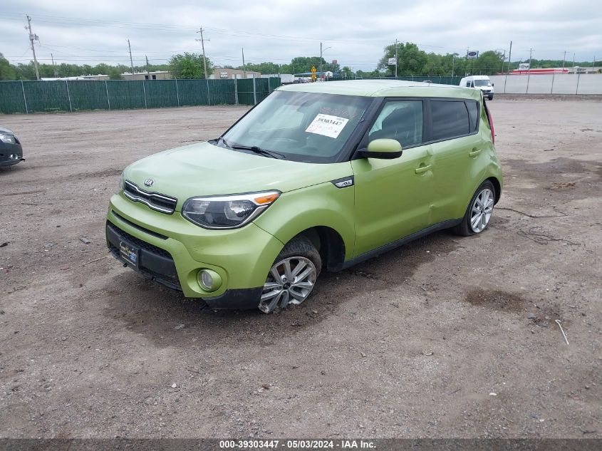 2018 Kia Soul + VIN: KNDJP3A54J7902722 Lot: 39303447