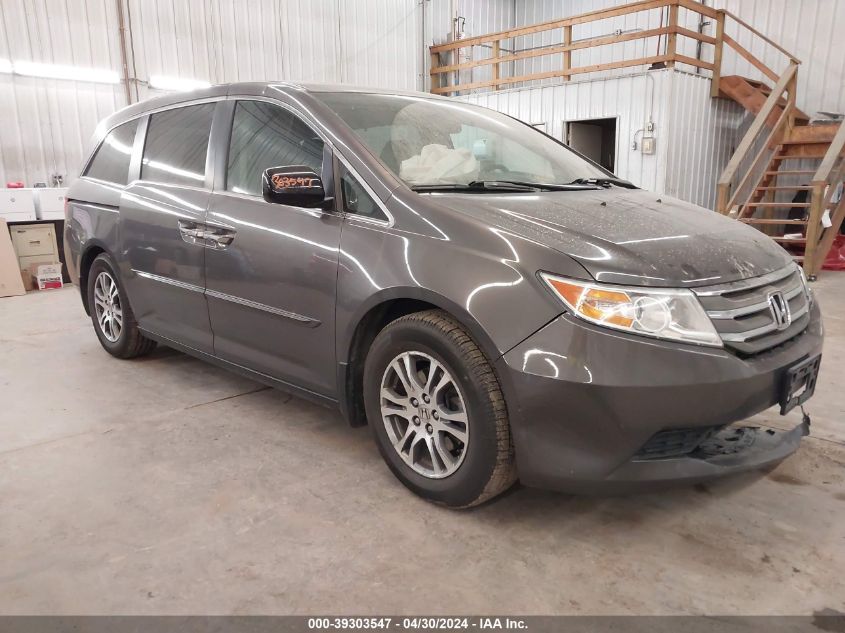 2013 Honda Odyssey Ex-L VIN: 5FNRL5H65DB008154 Lot: 39303547