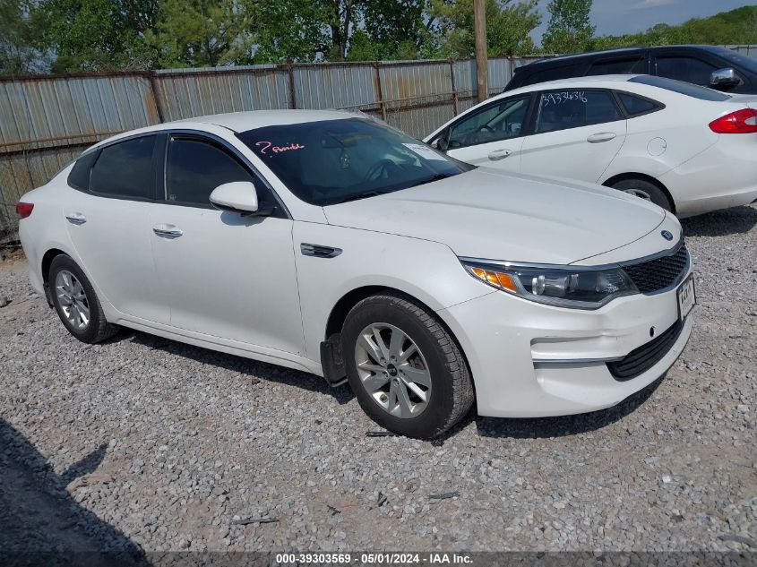 2018 Kia Optima Lx VIN: KNAGT4L33J5205896 Lot: 39303569