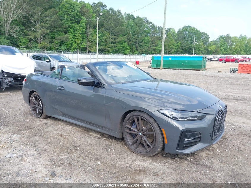 2023 BMW 430I VIN: WBA23AT08PCL93673 Lot: 39303621