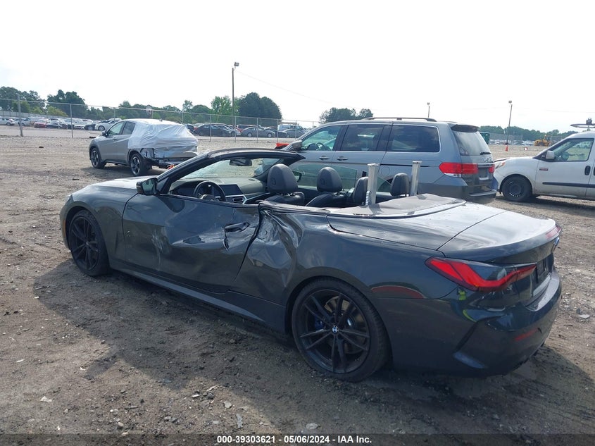 2023 BMW 430I VIN: WBA23AT08PCL93673 Lot: 39303621