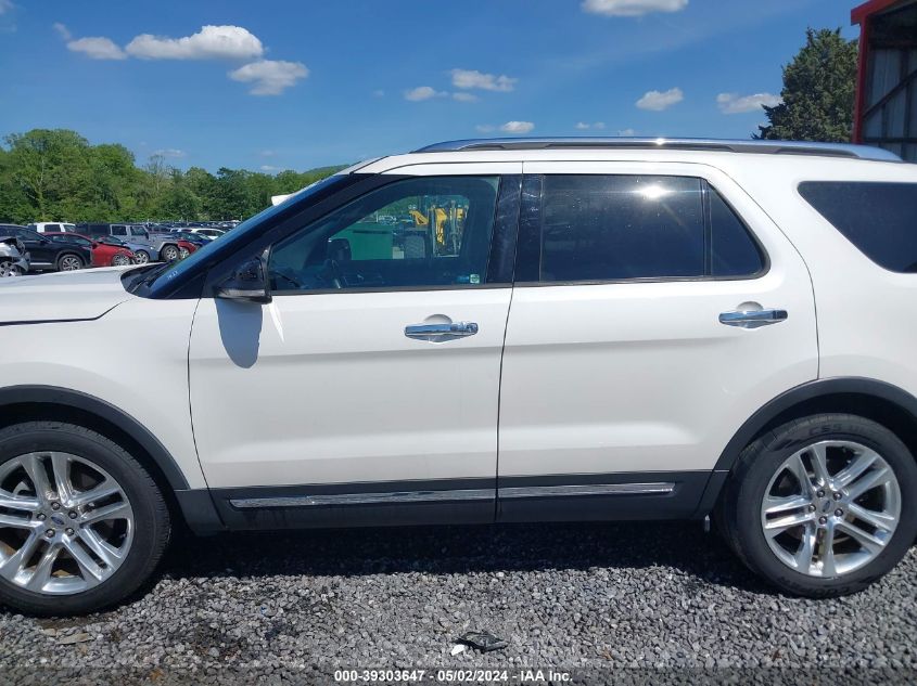 2016 Ford Explorer Limited VIN: 1FM5K7F87GGA34133 Lot: 39303647