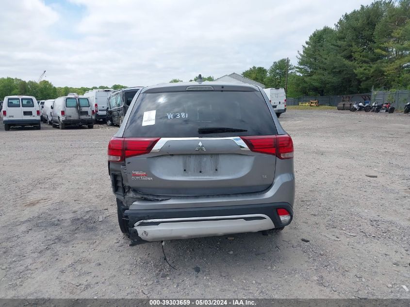 2020 Mitsubishi Outlander Se 2.4 VIN: JA4AD3A37LZ044719 Lot: 39303659