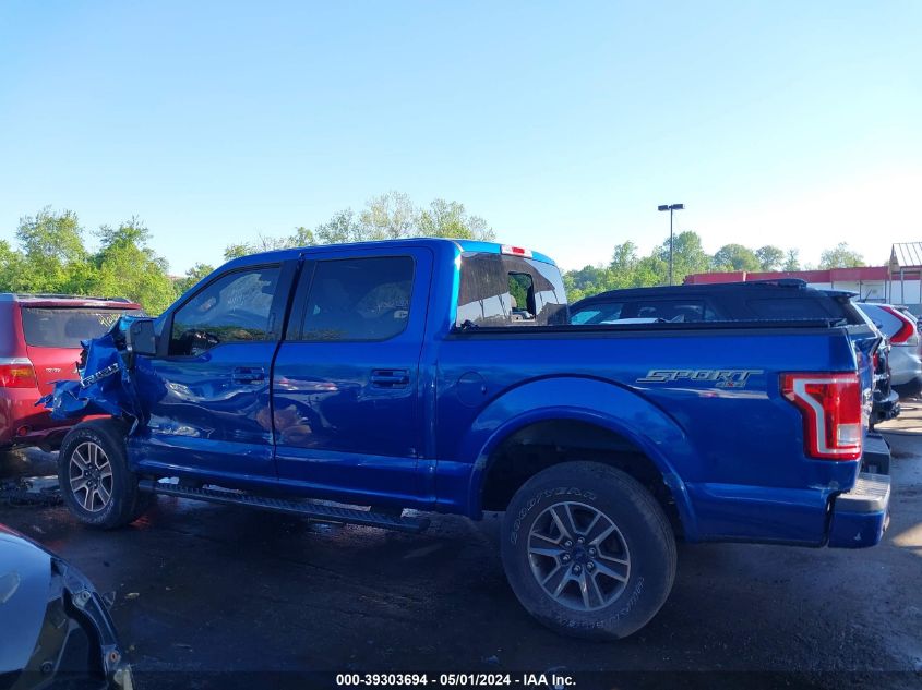 2017 Ford F-150 Xlt VIN: 1FTEW1EP3HFC50552 Lot: 39303694