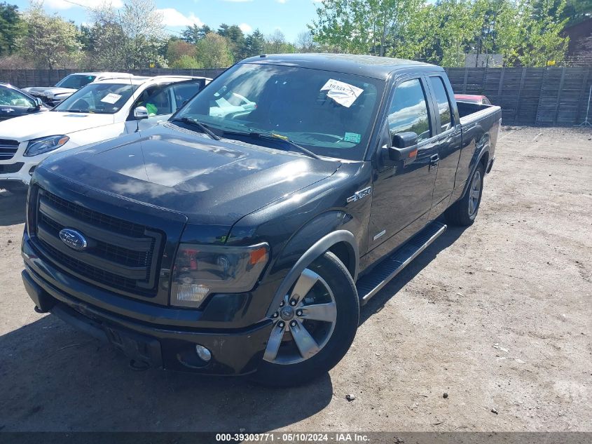 2013 FORD F-150 SUPER CAB - 1FTFX1ETXDFB48545