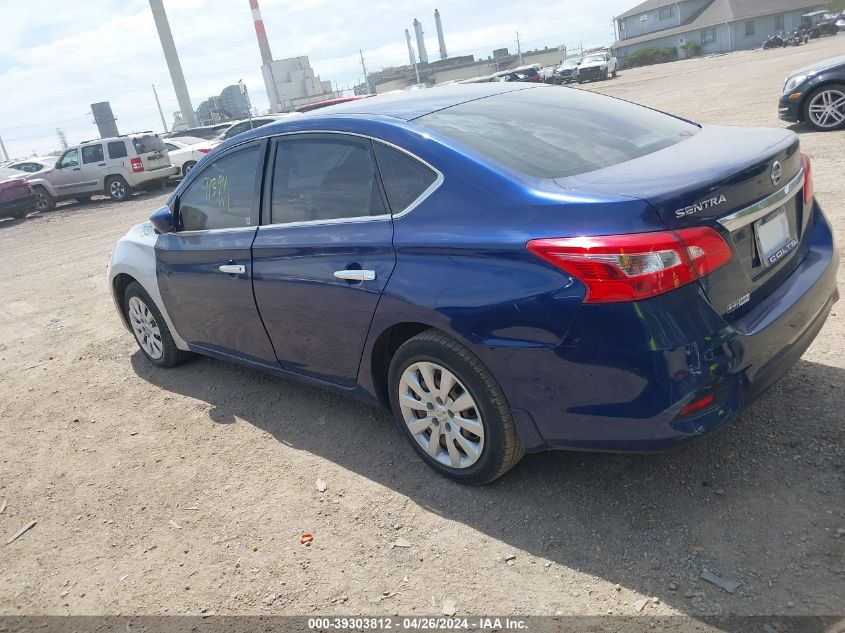 VIN 3N1AB7AP6HY346643 2017 NISSAN SENTRA S