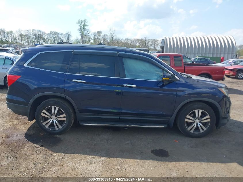 2016 Honda Pilot Ex-L VIN: 5FNYF6H70GB009055 Lot: 39303910