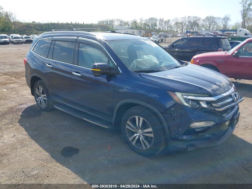 2016 Honda Pilot Ex-L VIN: 5FNYF6H70GB009055 Lot: 39303910