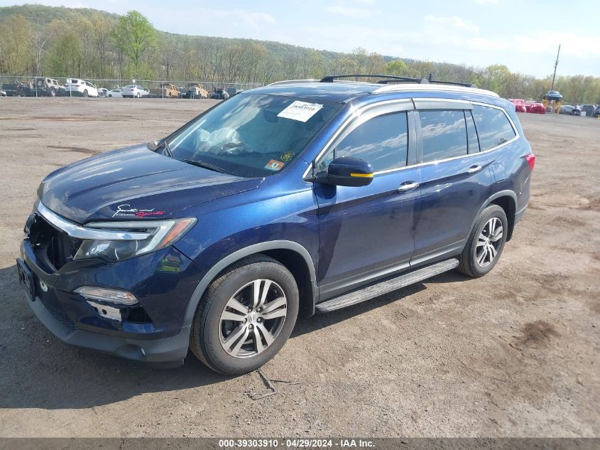 2016 Honda Pilot Ex-L VIN: 5FNYF6H70GB009055 Lot: 39303910