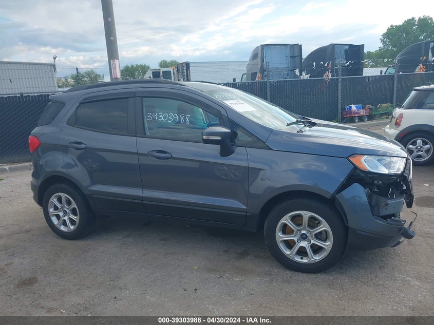 VIN MAJ3P1TE6JC220030 2018 FORD ECOSPORT SE