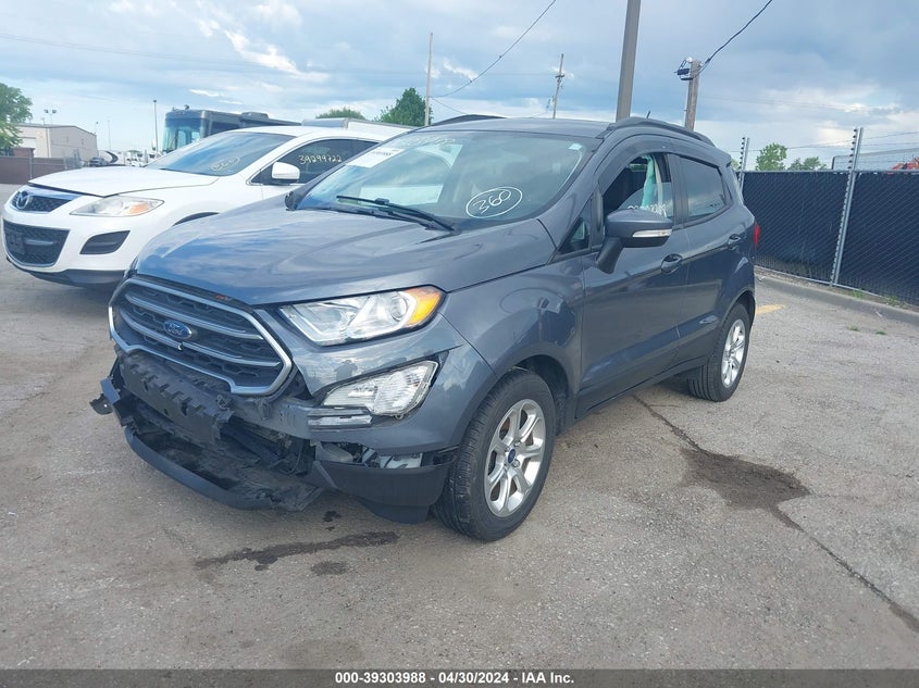 VIN MAJ3P1TE6JC220030 2018 FORD ECOSPORT SE
