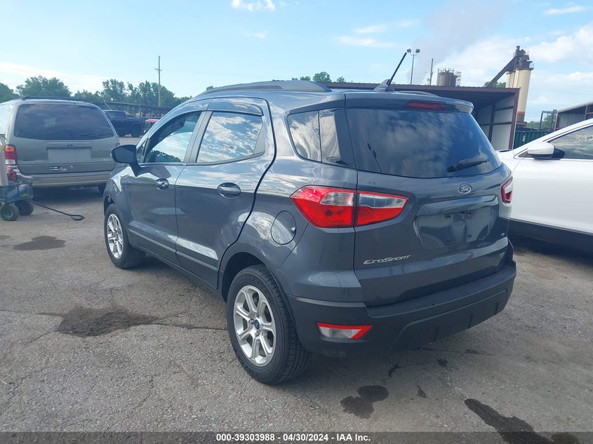 VIN MAJ3P1TE6JC220030 2018 FORD ECOSPORT SE