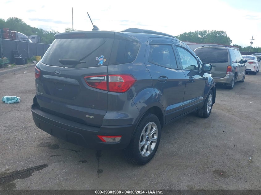 VIN MAJ3P1TE6JC220030 2018 FORD ECOSPORT SE