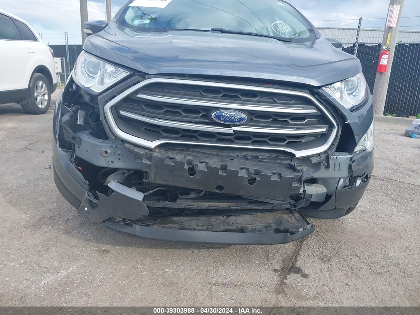 VIN MAJ3P1TE6JC220030 2018 FORD ECOSPORT SE