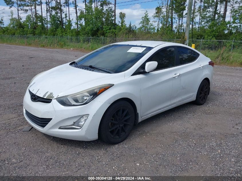 5NPDH4AE8GH655810 | 2016 HYUNDAI ELANTRA