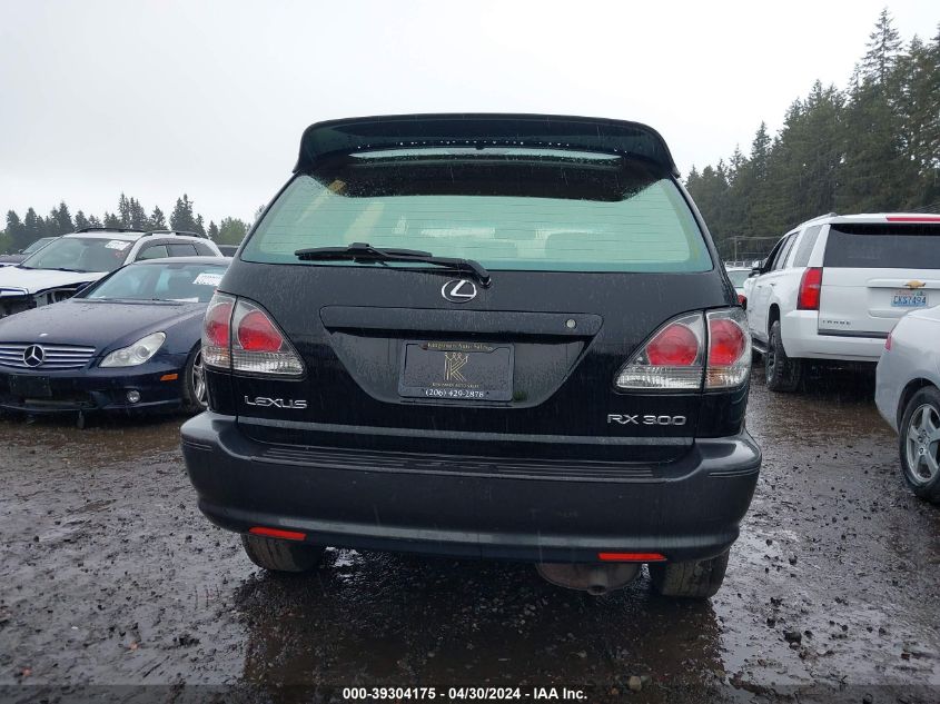 2001 Lexus Rx 300 VIN: JTJHF10UX10228774 Lot: 39304175