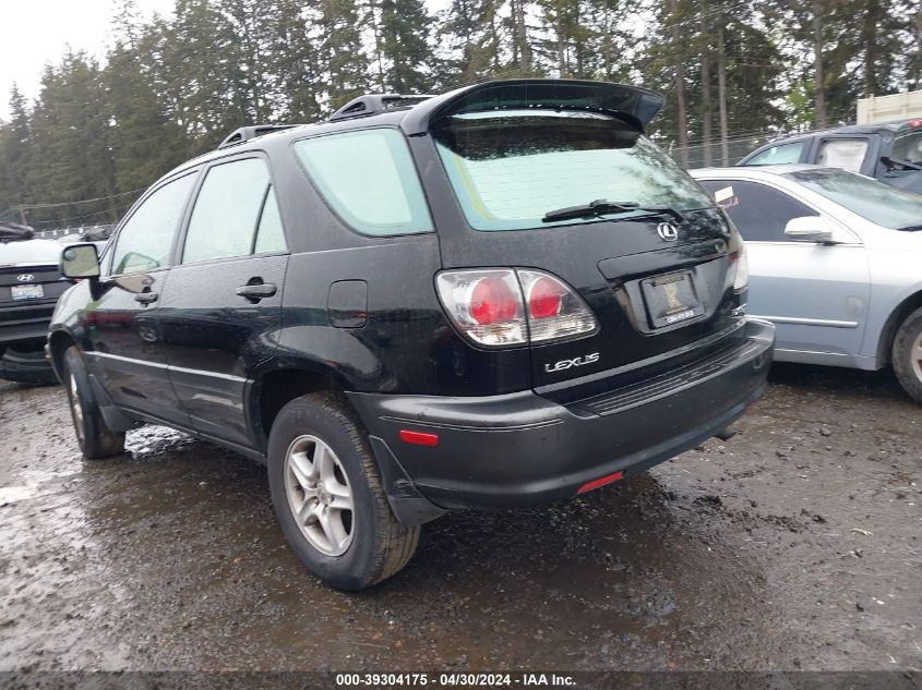 2001 Lexus Rx 300 VIN: JTJHF10UX10228774 Lot: 39304175