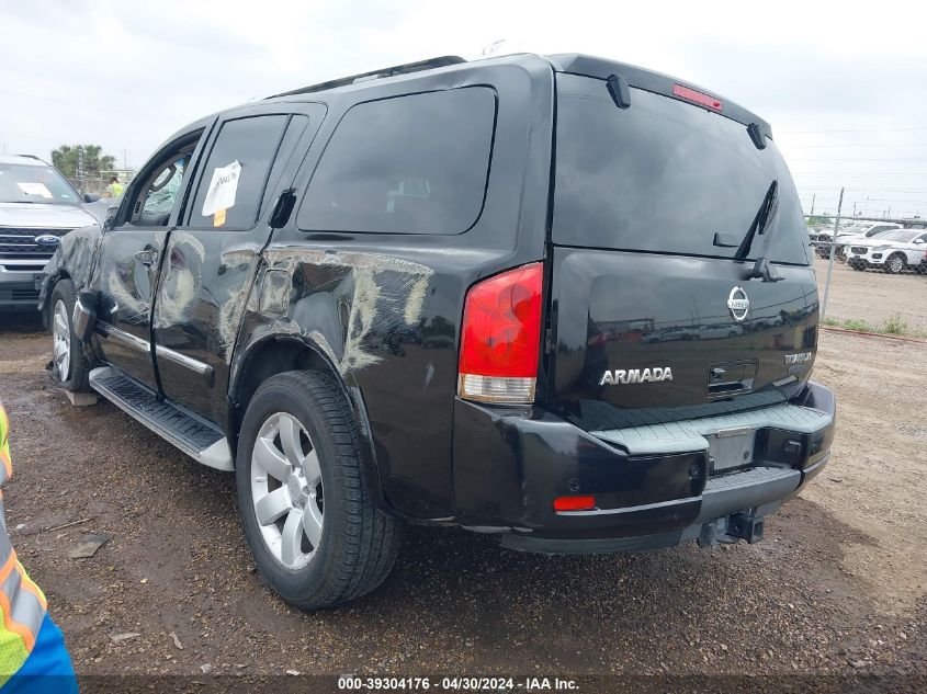 2010 Nissan Armada Titanium VIN: 5N1BA0ND9AN618029 Lot: 39304176