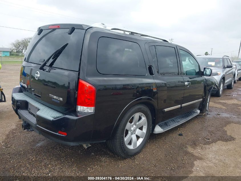 2010 Nissan Armada Titanium VIN: 5N1BA0ND9AN618029 Lot: 39304176