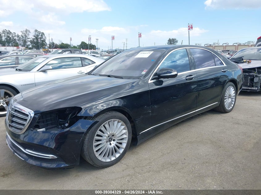 2020 Mercedes-Benz S 560 VIN: W1KUG8DB3LA564074 Lot: 39304329
