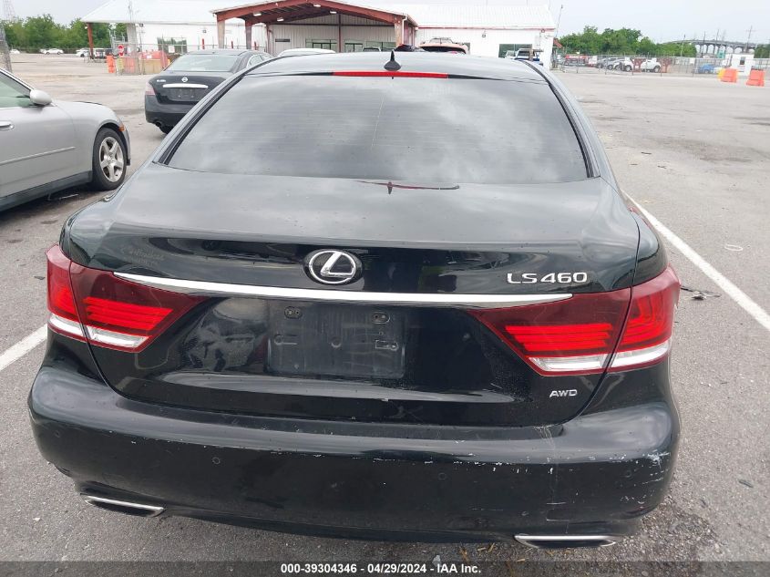 2013 Lexus Ls 460 VIN: JTHCL5EF6D5015575 Lot: 39304346