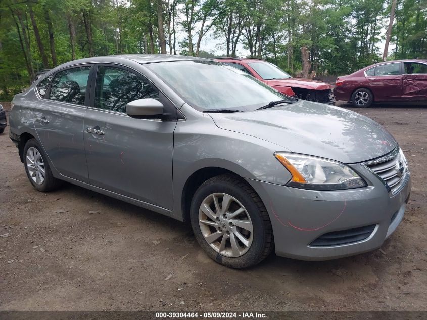 2014 Nissan Sentra Sv VIN: 3N1AB7AP5EY322345 Lot: 39304464