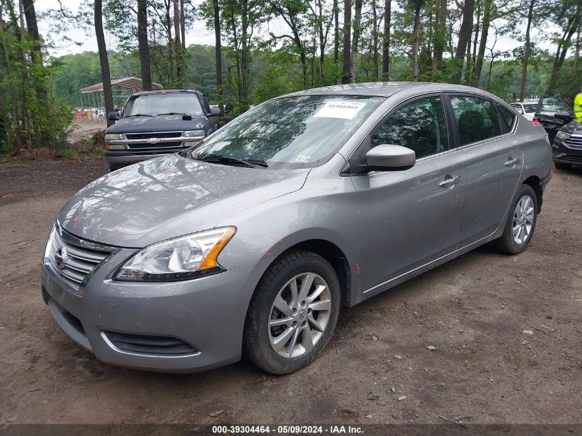 2014 Nissan Sentra Sv VIN: 3N1AB7AP5EY322345 Lot: 39304464