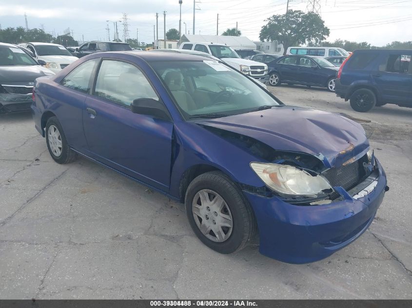 2004 Honda Civic Vp VIN: 1HGEM22154L060941 Lot: 39304488