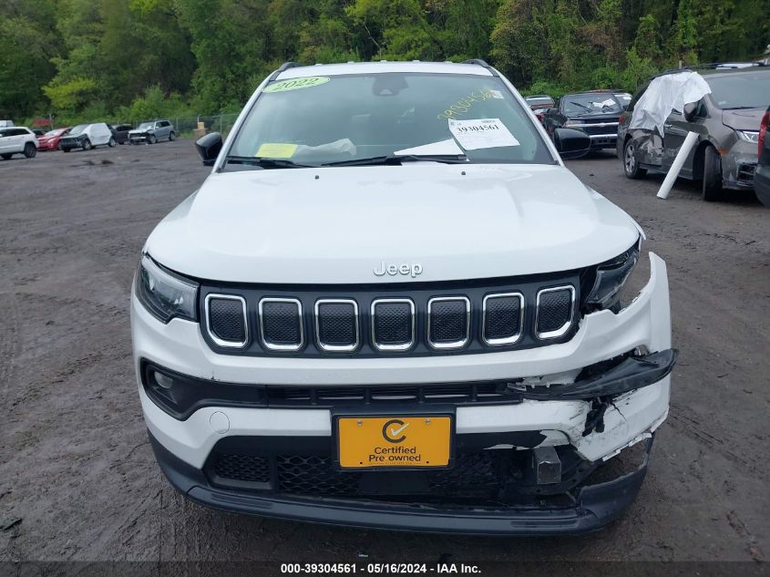 2022 Jeep Compass Latitude 4X4 VIN: 3C4NJDBB4NT183051 Lot: 39304561