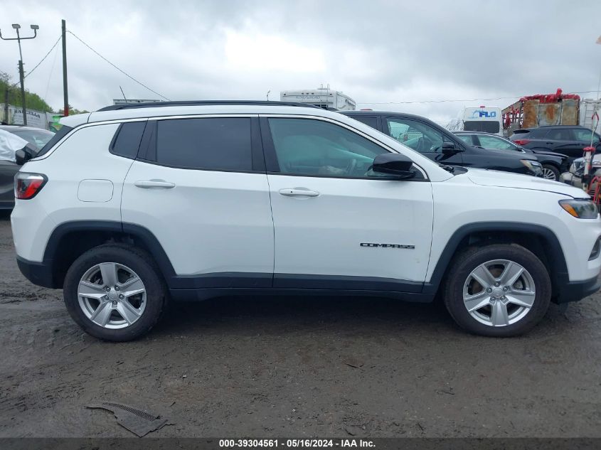 2022 Jeep Compass Latitude 4X4 VIN: 3C4NJDBB4NT183051 Lot: 39304561