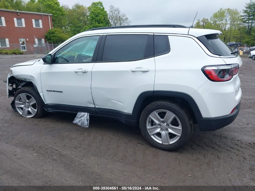 2022 Jeep Compass Latitude 4X4 VIN: 3C4NJDBB4NT183051 Lot: 39304561