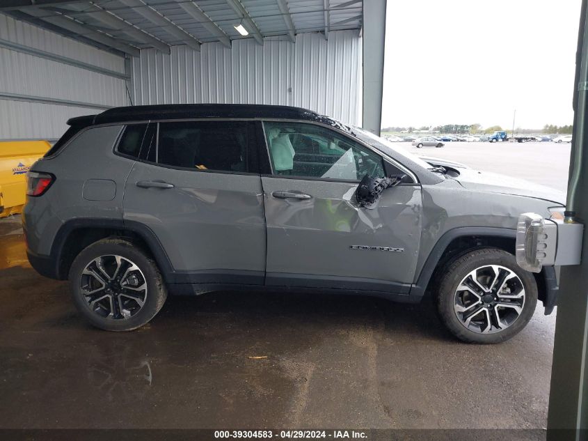 2022 Jeep Compass Limited 4X4 VIN: 3C4NJDCB4NT209694 Lot: 39304583