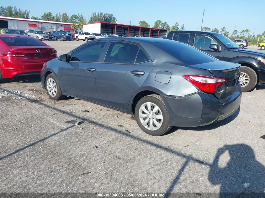 2015 TOYOTA COROLLA L/LE/LE PLS/PRM/S/S PLS - 2T1BURHE8FC266964