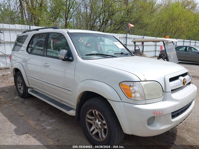 2007 Toyota Sequoia Limited V8 VIN: 5TDBT48A07S288193 Lot: 39304662