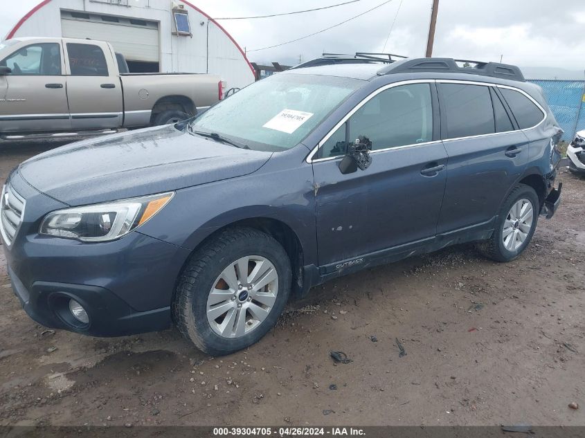 2016 Subaru Outback 2.5I Premium VIN: 4S4BSBFC5G3221159 Lot: 39304705