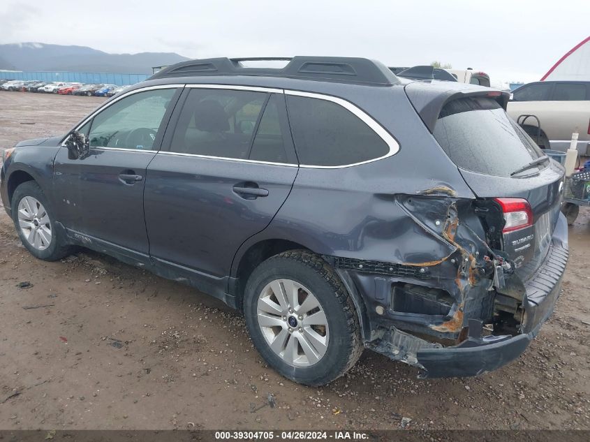 2016 Subaru Outback 2.5I Premium VIN: 4S4BSBFC5G3221159 Lot: 39304705