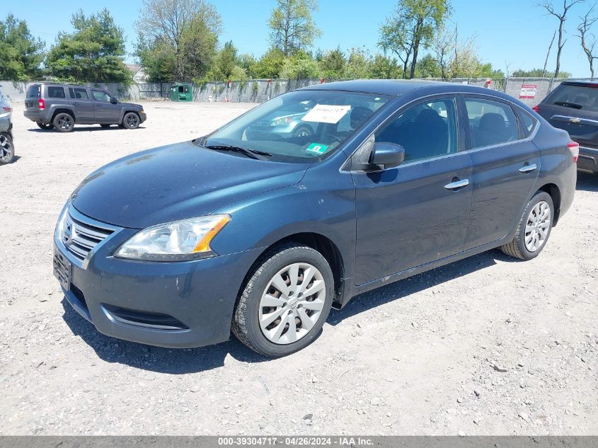 3N1AB7AP5EL631455 | 2014 NISSAN SENTRA