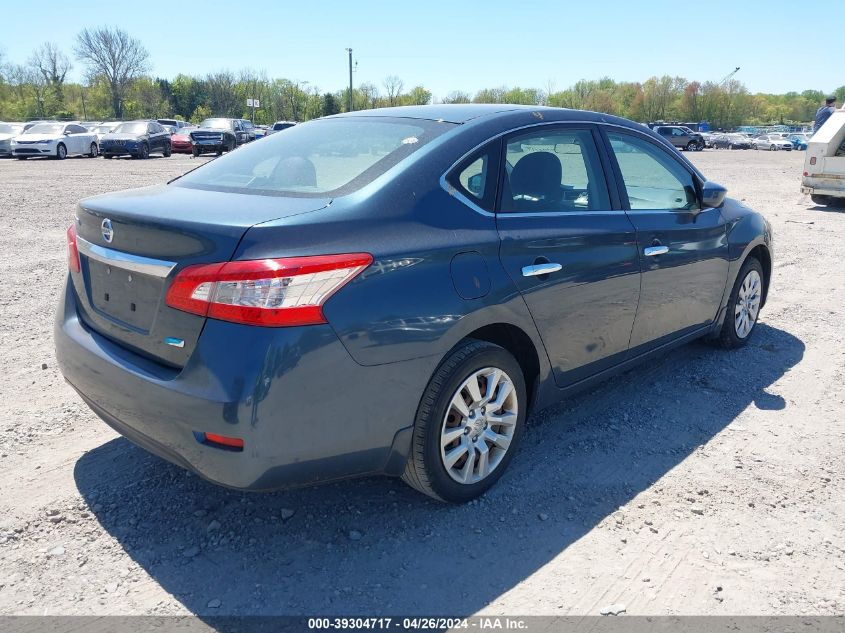 3N1AB7AP5EL631455 | 2014 NISSAN SENTRA