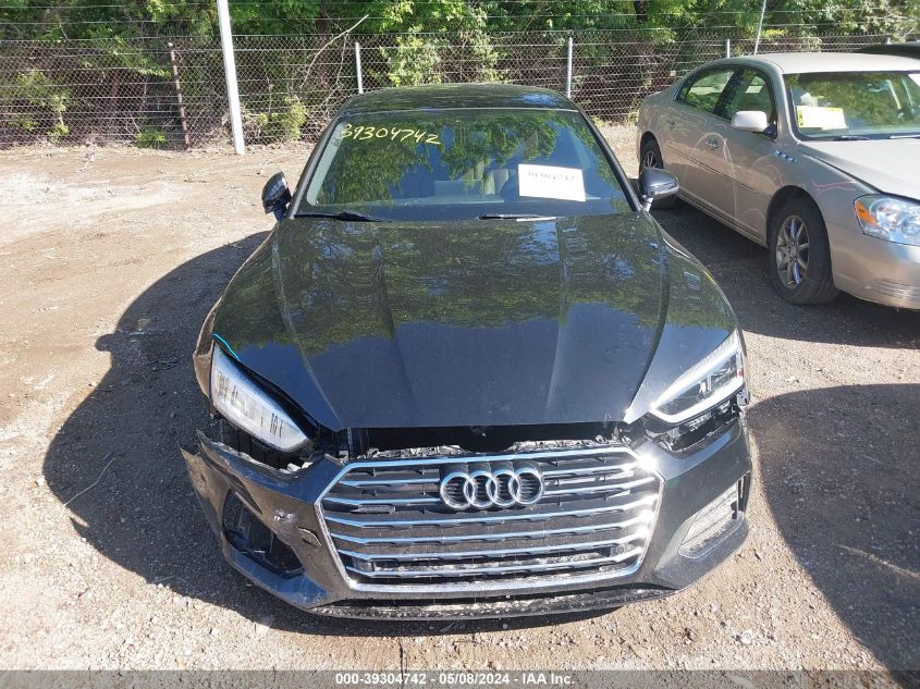 2018 Audi A5 2.0T Premium VIN: WAUBNCF58JA005762 Lot: 39304742