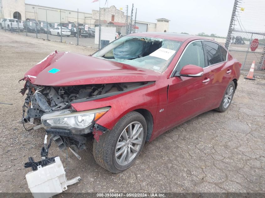 2016 Infiniti Q50 2.0T Base/2.0T Premium VIN: JN1CV7AP2GM200578 Lot: 39304847