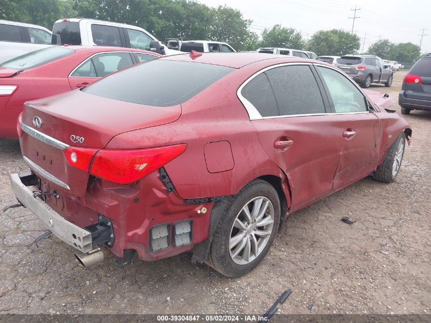 2016 Infiniti Q50 2.0T Base/2.0T Premium VIN: JN1CV7AP2GM200578 Lot: 39304847