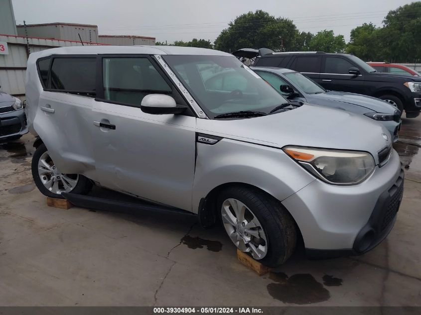 2015 Kia Soul + VIN: KNDJP3A55F7758539 Lot: 39304904