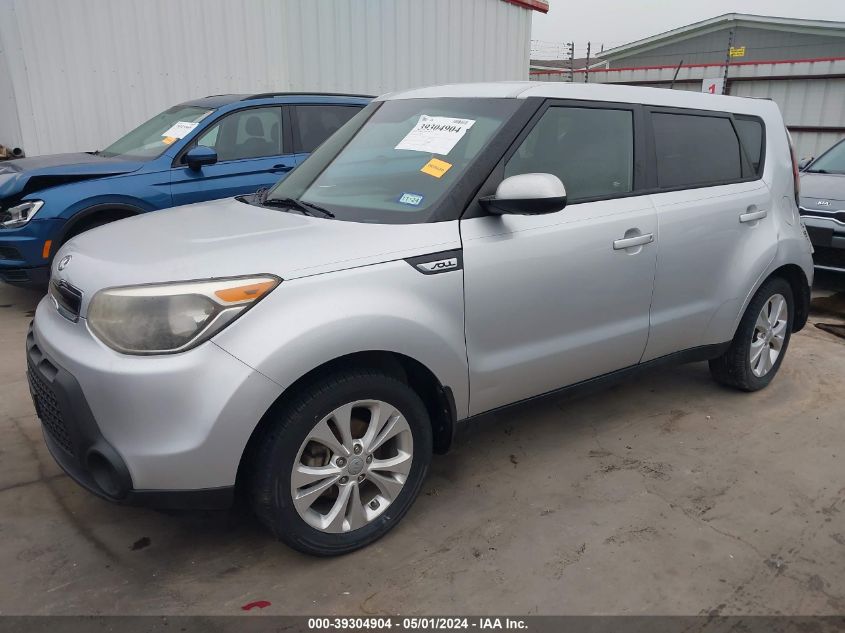 2015 Kia Soul + VIN: KNDJP3A55F7758539 Lot: 39304904