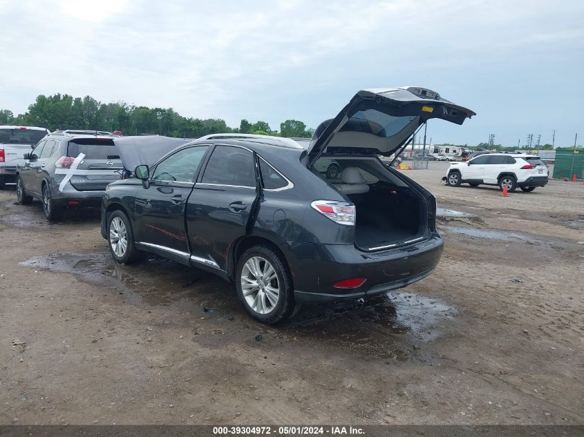 2011 Lexus Rx 450H VIN: JTJBC1BA4B2034216 Lot: 39304972