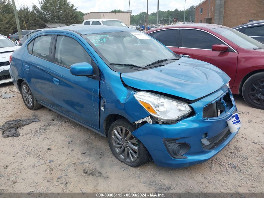 2019 Mitsubishi Mirage G4 Es VIN: ML32F3FJ7KHF08534 Lot: 39305112